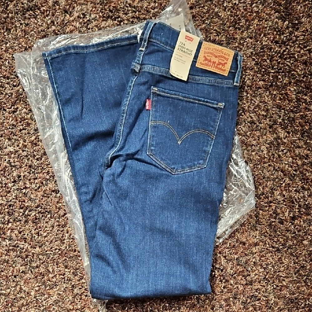 Ladies Levi  Indigo Denim Jeans